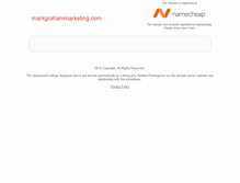 Tablet Screenshot of markgrahammarketing.com